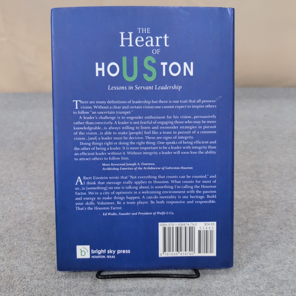The Heart of Houston Lessons in Servant Leadership Laurence J Payne Hardcover - Picture 2 of 3